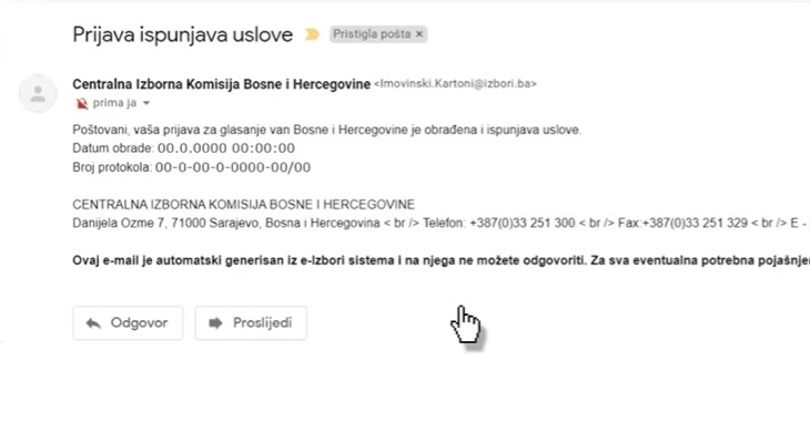 e izbori prijava