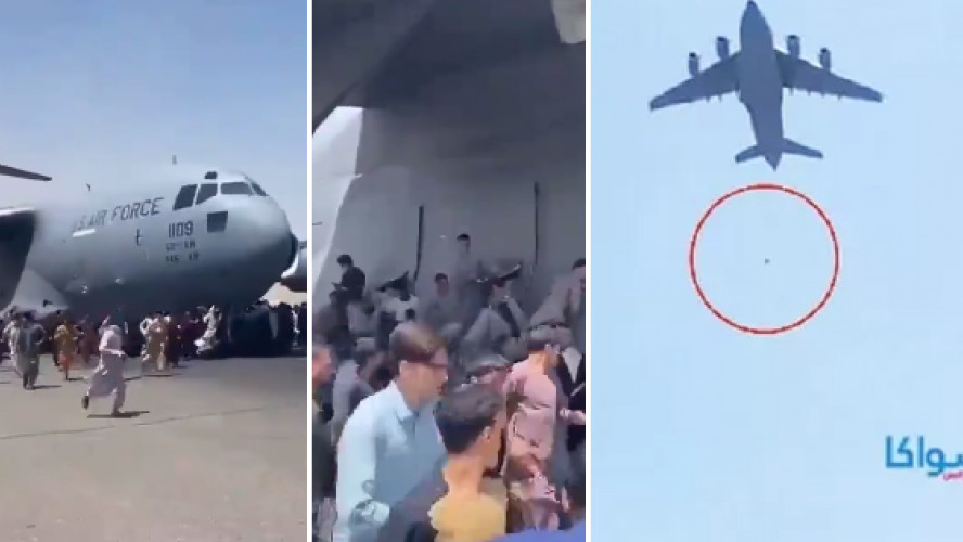AVGANISTAN-FUDBALER NACIONALNOG TIMA ISPAO IZ AVIONA