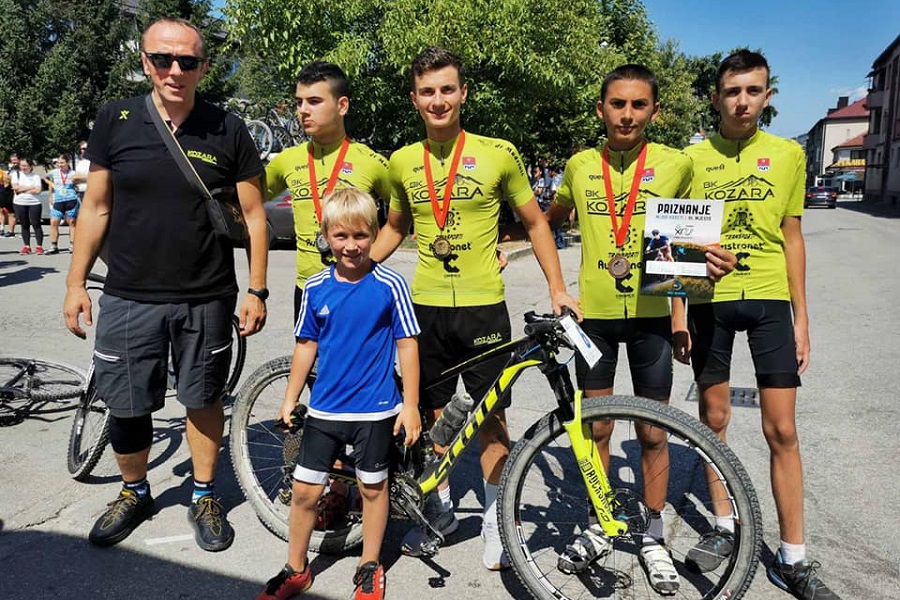 BICIKLISTI KOZARE OSVOJILI TRI MEDALJE