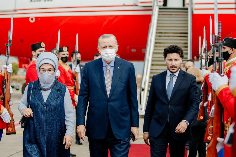 ERDOGAN DOPUTOVAO U PODGORICU