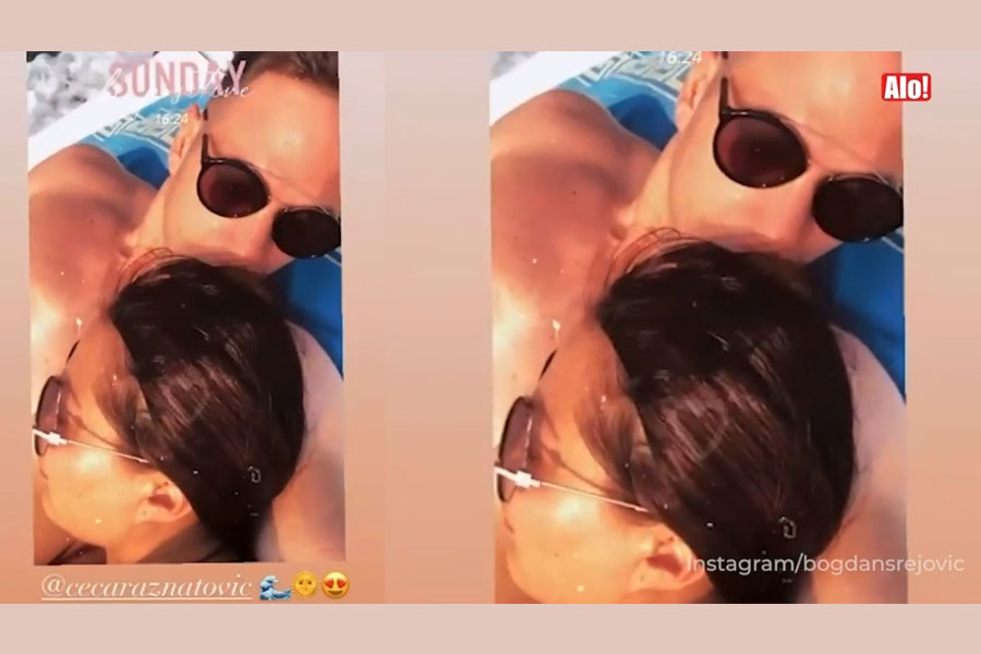 CECA I BOGDAN Romantičan poljubac na moru! (VIDEO)