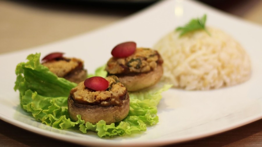 ŠAMPINJONI PUNJENI JETRICAMA (RECEPT)