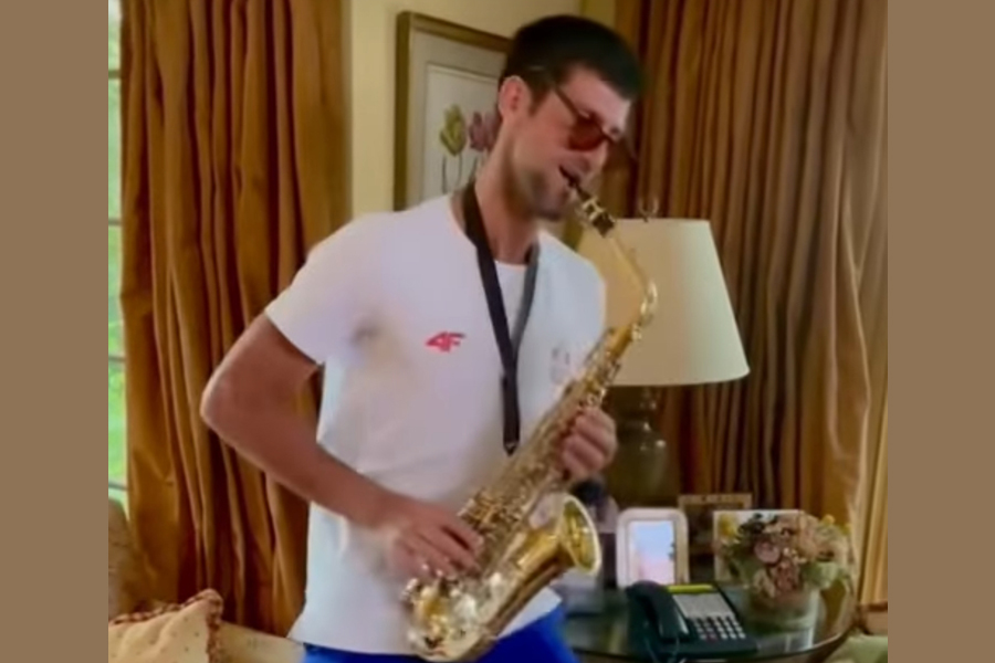 NOLE UZ SAKSOFON NAJAVIO NASTUP NA US OPENU (VIDEO)