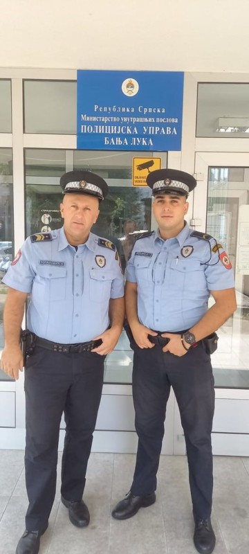 BANJALUKA: Policijski službenici spasili dva života