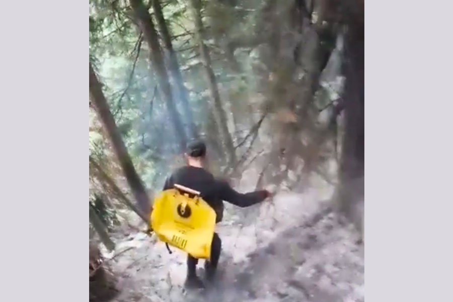 POŽAR NA GRANICI SA SRBIJOM (VIDEO)