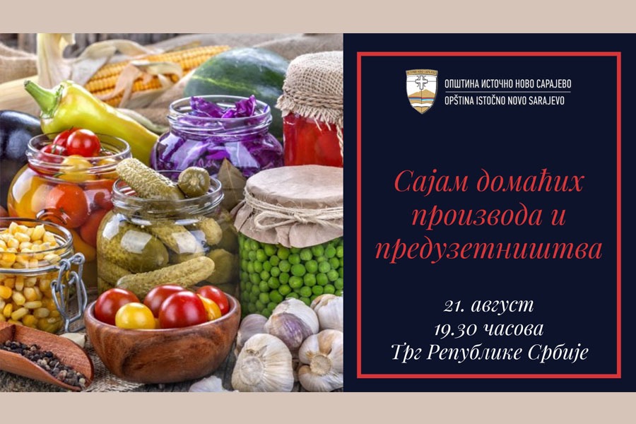 U SUBOTU SAJAM DOMAĆIH PROIZVODA