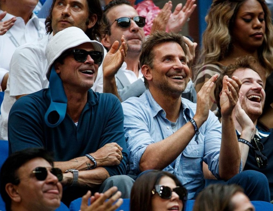 BRAD PITT I BRADLEY COOPER bodrili Đokovića do posljednjeg trenutka