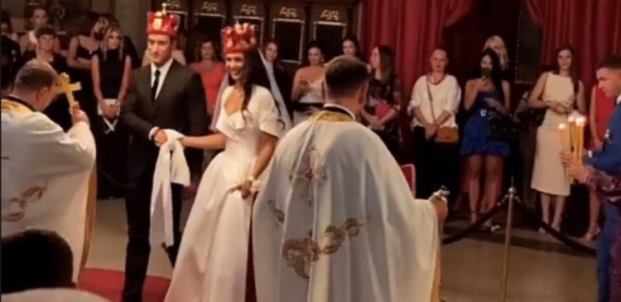 PRVI SNIMCI SVADBE Milica blistala, vjenčanica kao iz snova (VIDEO)