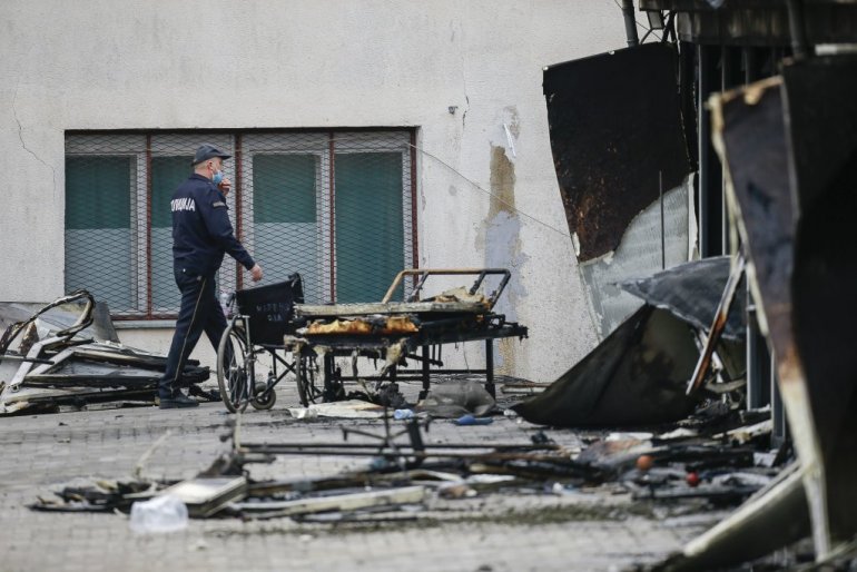 OSTAVKE zbog požara u kovid centru u Tetovu