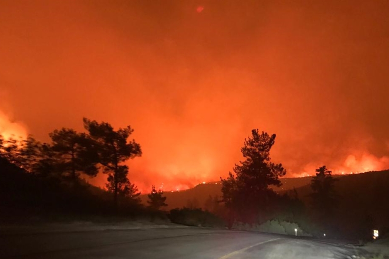 VELIKI POŽAR u okolini Zadra
