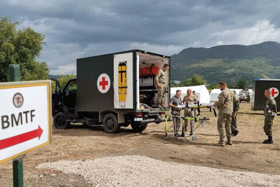 ORUŽANE SNAGE BIH na vježbi balkanskih medicinskih snaga