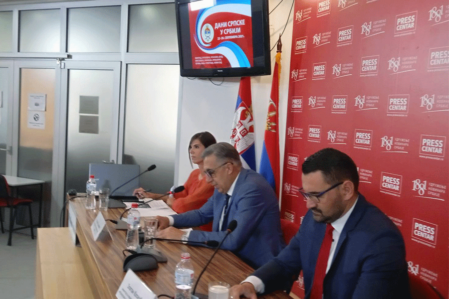 "DANI SRPSKE U SRBIJI" od 22. do 29. septembra u 11 gradova Srbije