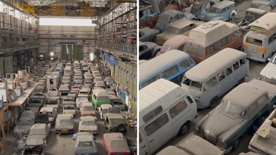 LONDON : U napuštenoj hali u pronašli 175 starih automobila, svi idu na aukciju