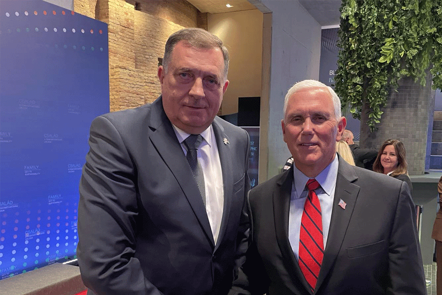 BIVŠI AMERIČKI POTPREDSJEDNIK čestitao Dodiku na govoru