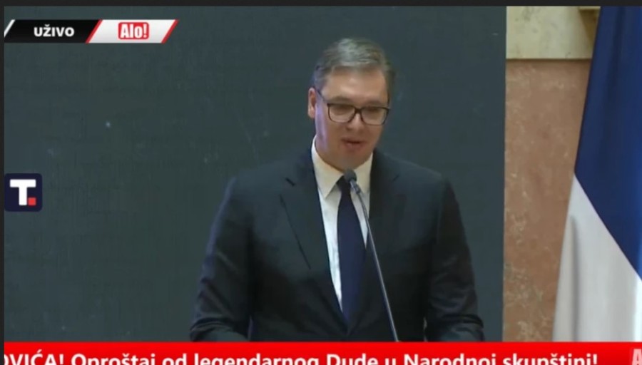 PREDSJEDNIK VUČIĆ ODRŽAO GOVOR NA KOMEMORACIJI DUDI IVKOVIĆU: Srbija ga zaboraviti neće, neka mu je vječna slava