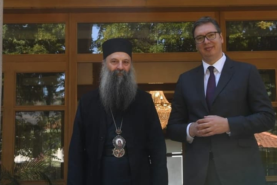 SASTALI SE Vučić i patrijarh Porfirije