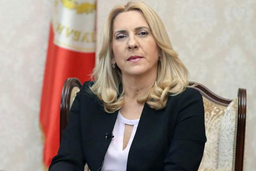 CVIJANOVIĆEVA POKLONILA ENCIKLOPEDIJU SRPSKE Institutu za slavistiku u VARŠAVI