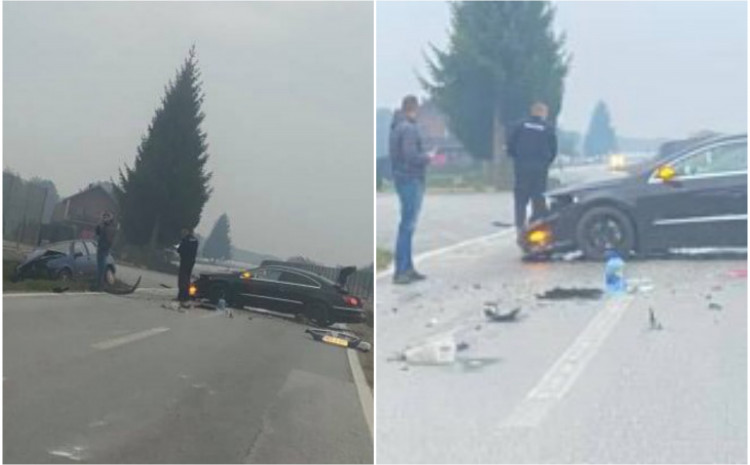 SAOBRAĆAJNA NESREĆA KOD KISELJAKA: Tri osobe povrijeđene u žestokom sudaru pasata i forda!