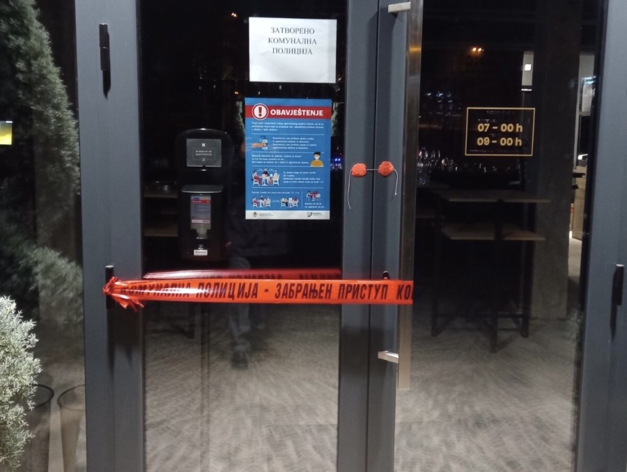 KOMUNALNA POLICIJA zatvorila dva ugostiteljska objekta u Banjaluci