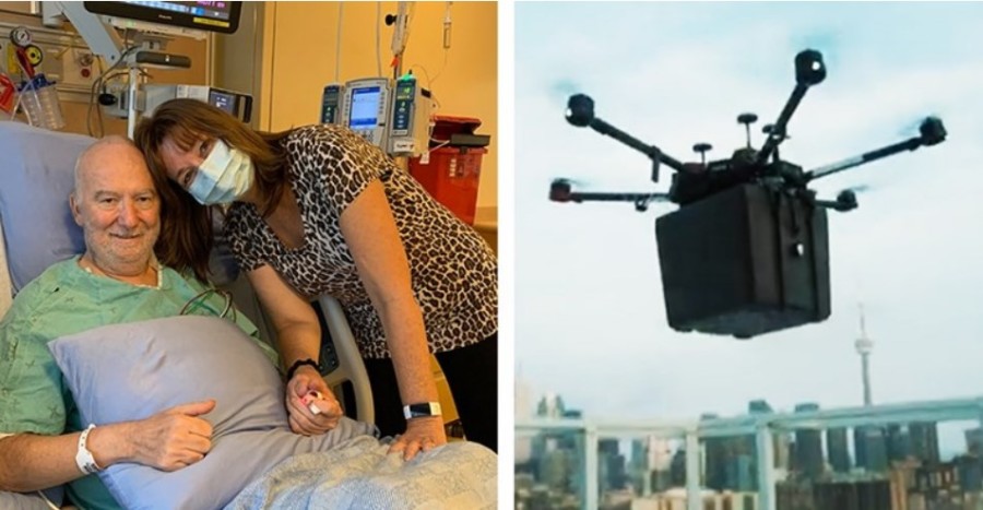 NIKADA PRIJE OVAKO NEŠTO NIJE URAĐENO: Dronom prevezli PLUĆA na presađivanje