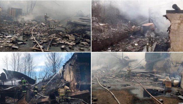 RUSIJA U SUZAMA Poginula cijela smjena radnika u požaru u fabrici municije (FOTO)