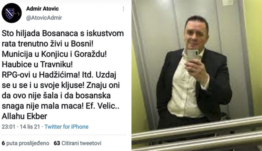 NEPRIHVATLJIVO! Ambasada SAD reagovala na ratnohuškačke poruke konzula Atovića