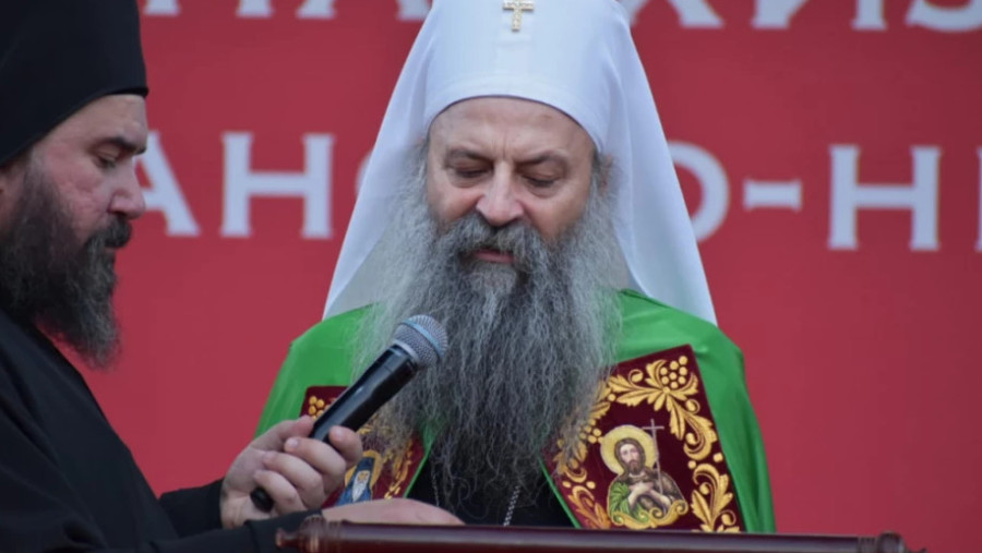 VELIKO PRIZNANJE Patrijarh Porfirije dodijelio orden čelniku Partizana (FOTO)