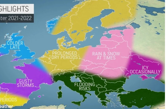 POPLAVE I OLUJE zavladaće EVROPOM: KAKVA NAS ZIMA ČEKA?