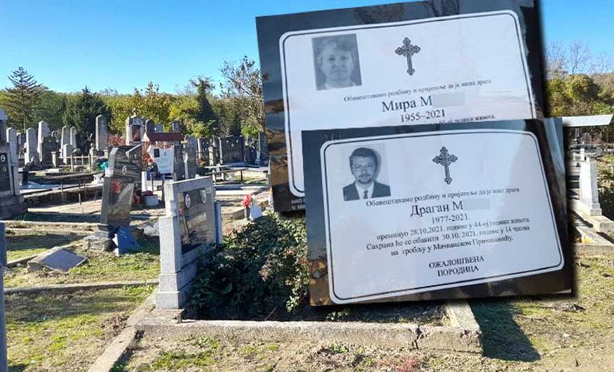 DVA SAMOUBISTVA U ISTOM DANU, sahranjeni majka i sin: Ona ostavila buket i poruku