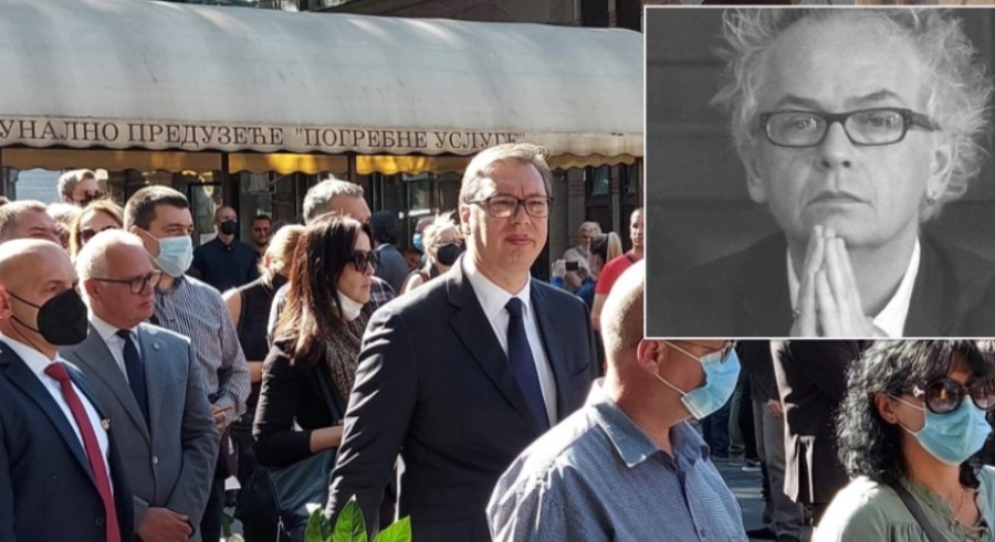 SAHRANA IVANA TASOVCA Predsjednik Srbije Aleksandar Vučić stigao na Novo groblje da se oprosti od umjetnika!