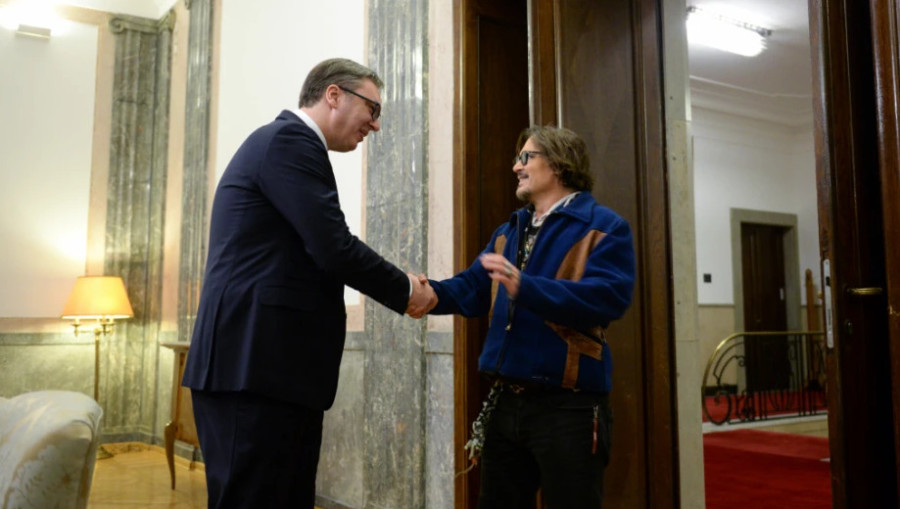 HVALA DRAGI DŽONI Vučić i Dep napravili totalni šou u Predsjedništvu Srbije, vijest o Srbiji obilazi cijeli svijet!