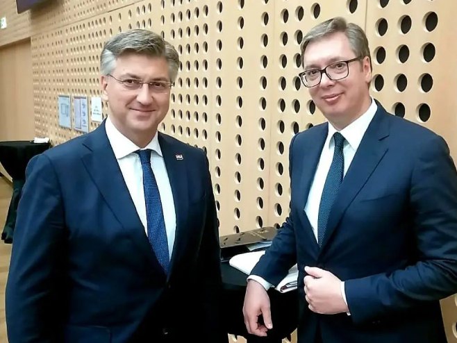 VUČIĆ: Saglasnost sa Plenkovićem u poštovanju Dejtona