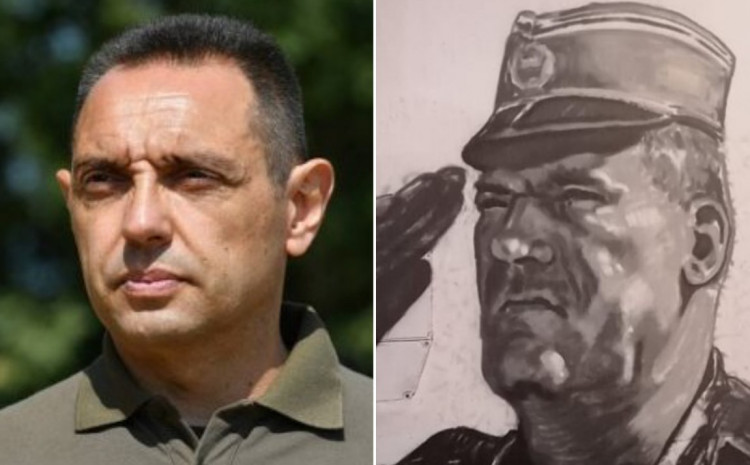 VULIN ZABRANIO UKLANJANJE murala Ratku Mladiću u Beogradu!