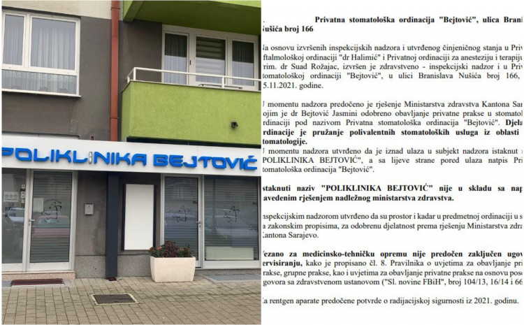 INSPEKCIJA O ORDINACIJAMA U SLUČAJU DJEVOJČICE DŽENE: Opšta anestezija nije bila dozvoljena!