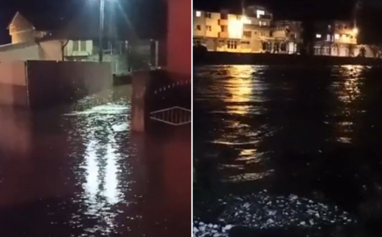 DRAMATIČNA NOĆ: Nabujala rijeka Bosna IZLILA SE U KAKNJU, poplavljene kuće! (VIDEO)