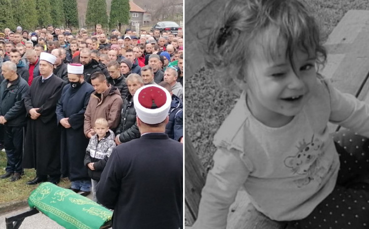 TIŠINA, JECAJI I SUZE! Tuga se ne može opisati riječima: Sahranjena djevojčica Džena Gadžun