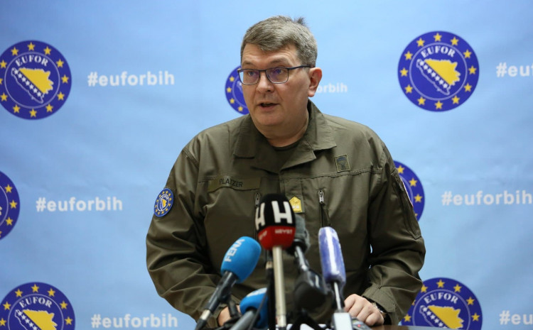 SLANJE DODATNIH TRUPA U BRČKO PRIJE BI DOVELO DO ESKALACIJE NEGO DO DEESKALACIJE Komandant EUFOR-a komentarisao situaciju u BiH