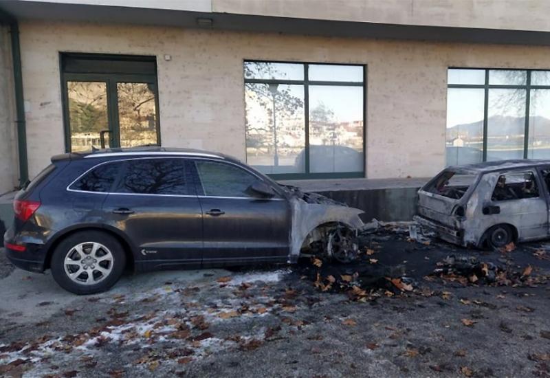 SUROVE SCENE IZ TREBINJA: Zapaljen Audi policijskog inspektora!