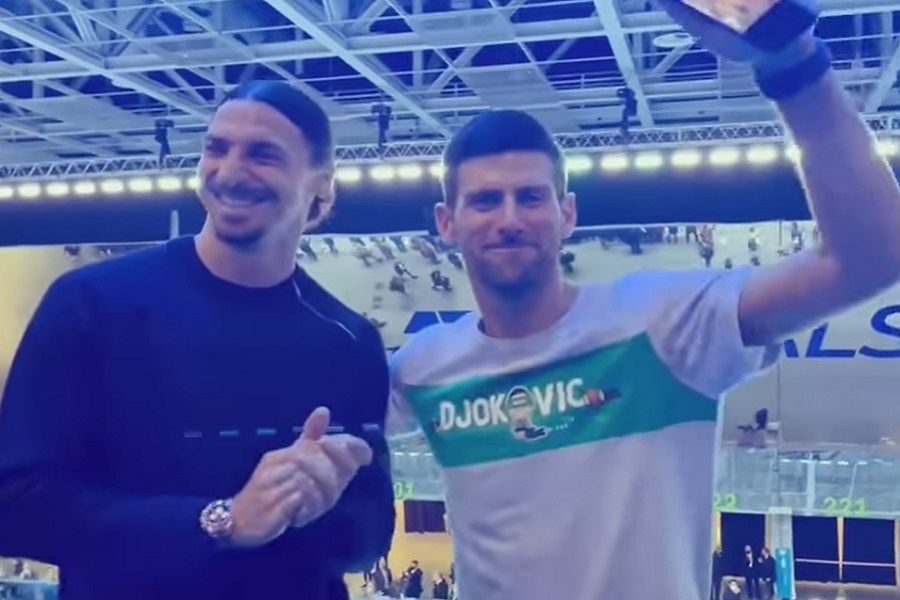 OVO ĆE BITI HIT! Đoković prihvatio izazov Ibrahimovića: Može, brate, spreman sam (FOTO)