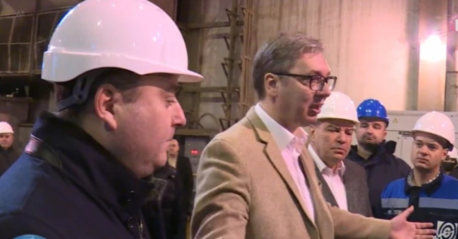 HVALA NA DIVNOM POKLONU! Predsjednik Srbije Aleksandar Vučić se zahvalio radnicima termoelektrane, ovakav dar još nije dobio (FOTO)