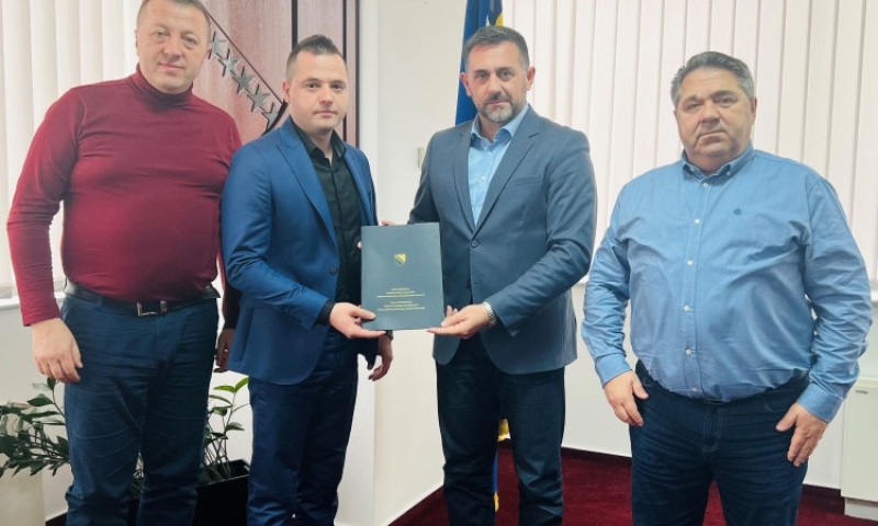 POČINJE IZGRADNJA MOSTA na rijeci Ćehotini u Vikoču kod Foče
