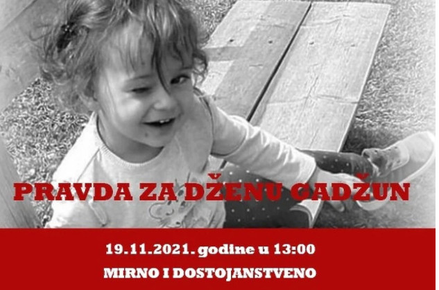 PROTESTI U SARAJEVU POVODOM TRAGIČNO NASTRADALE male Džene: U petak mirno i dostojanstveno!