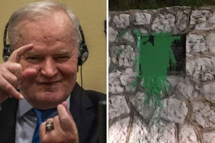 UHAPŠEN MUŠKARAC KOJI JE oskrnavio ploču posvećenu Ratku Mladiću