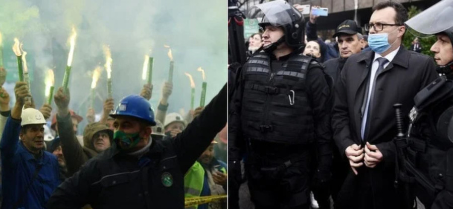 ALARMANTNO U SARAJEVU! RUDARI GUBE STRPLJENJE: Kidaju policijske prepreke i prozivaju Džindića!