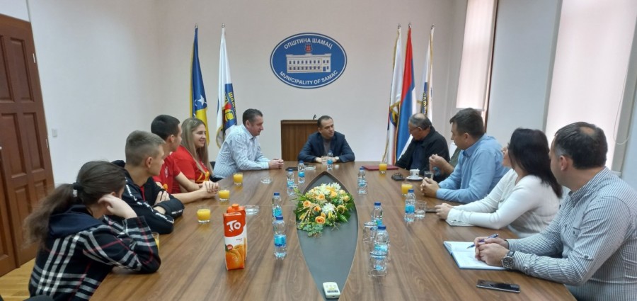 ŠAMAC: Prijem kod načelnika za šahiste obudovačke "Crvene Zvijezde"