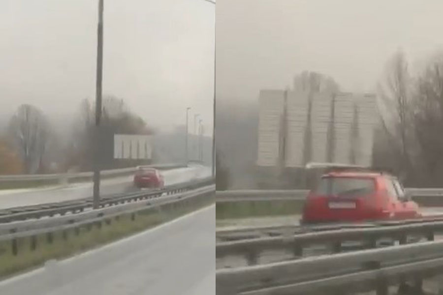 POGLEDAJTE KAKO ‘DVOJKA’ JURI u suprotnom pravcu na autoputu! (VIDEO)