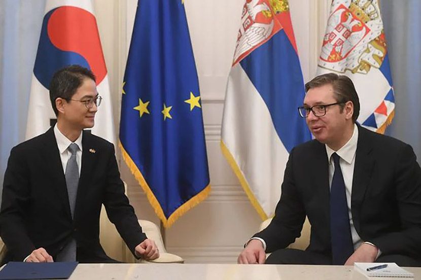 OPROŠTAJNA POSJETA: Vučić primio ambasadora Republike Koreje