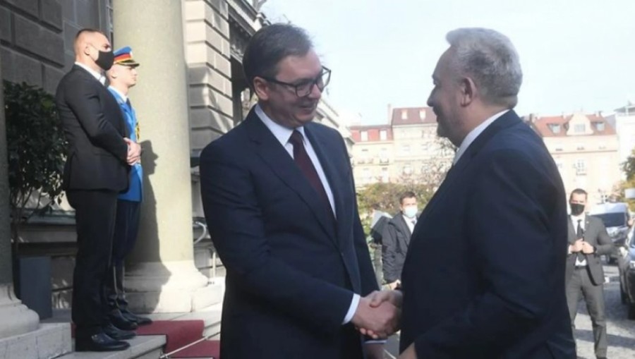 VUČIĆ I KRIVOKAPIĆ IZA ZATVORENIH VRATA Sastanak od krucijalnog značaja u Predsjedništvu Srbije