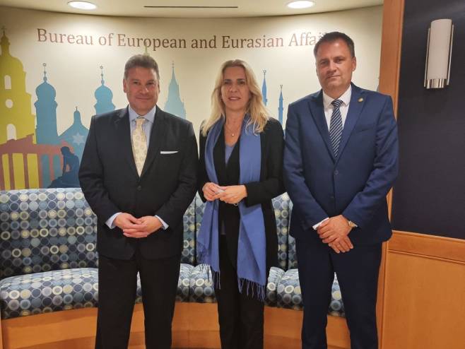 PREDSJEDNICA CVIJANOVIĆ SA ESKOBAROM I PALMEROM o političkoj situaciji u BiH