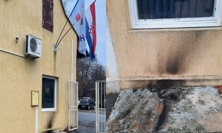 DRAMA U BJELOVARU: Bačena zapaljiva naprava na sjedište HDZ-a, OGLASILI SE IZ STRANKE!